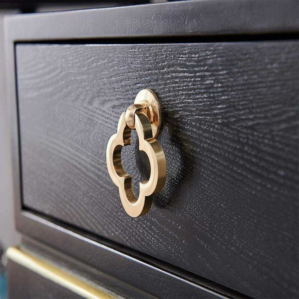 6pcs Gold Color Bronze Alloy Knobs Kitchen Cupboard Drawer Pulls Kitchen Wardrobe Furniture Handles - Image 3