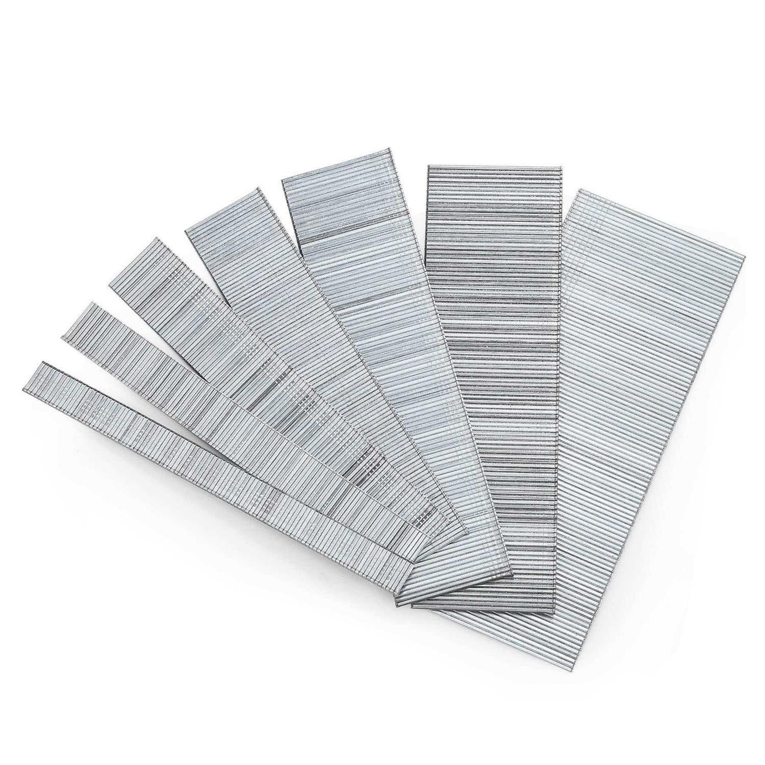 Breezliy 2100 pcs Brad Nails 7 Sizes multi-Length Galvanized Straight Finishing nail,each specification has an independent sp - Image 3
