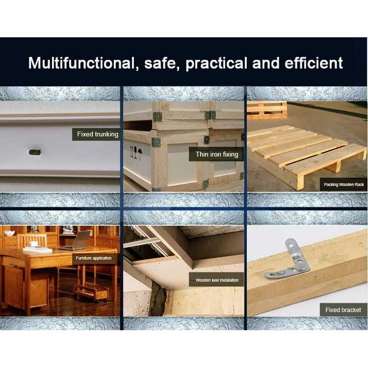 Breezliy 2100 pcs Brad Nails 7 Sizes multi-Length Galvanized Straight Finishing nail,each specification has an independent sp - Image 5