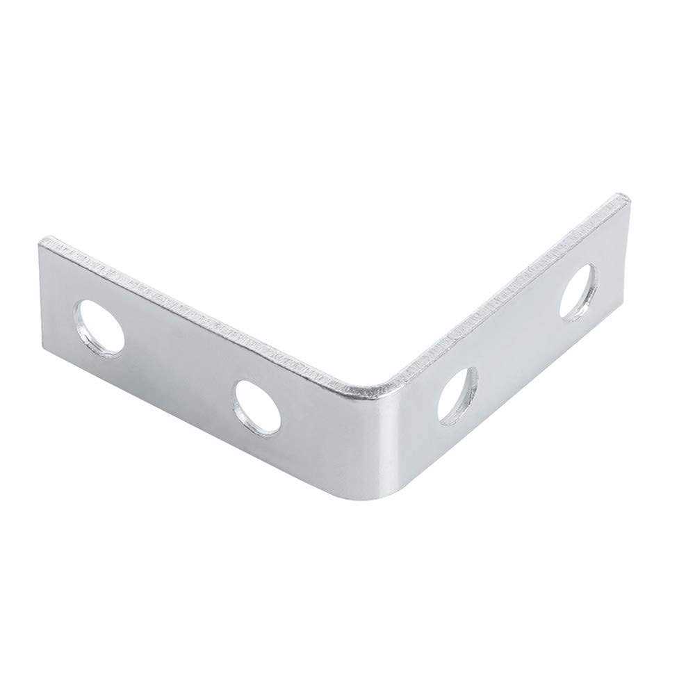 Home Master Hardware 40 Pack L Bracket Corner Braces Small Metal L Brackets for Wood - Image 3