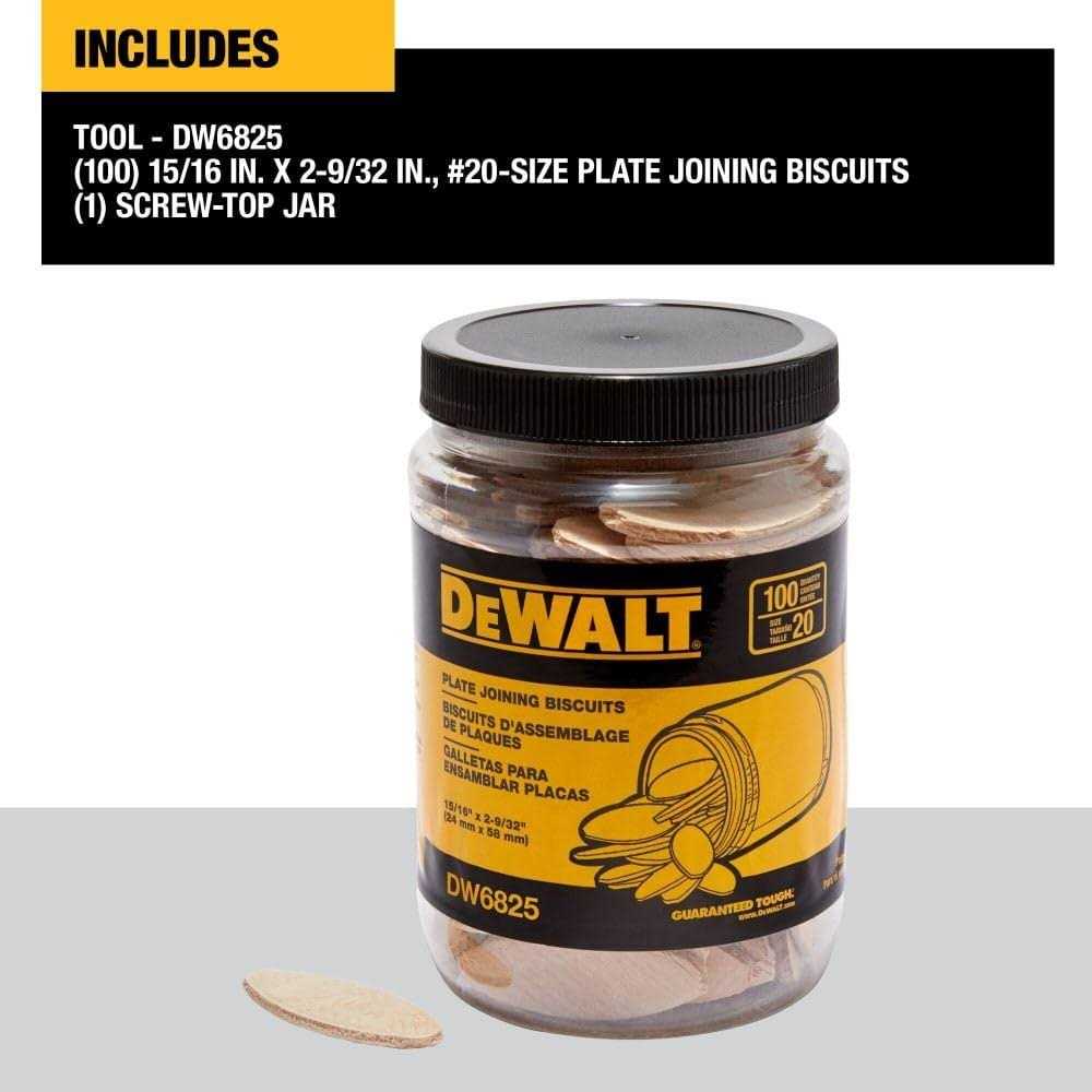 DEWALT DW6825 Biscuits - Image 5