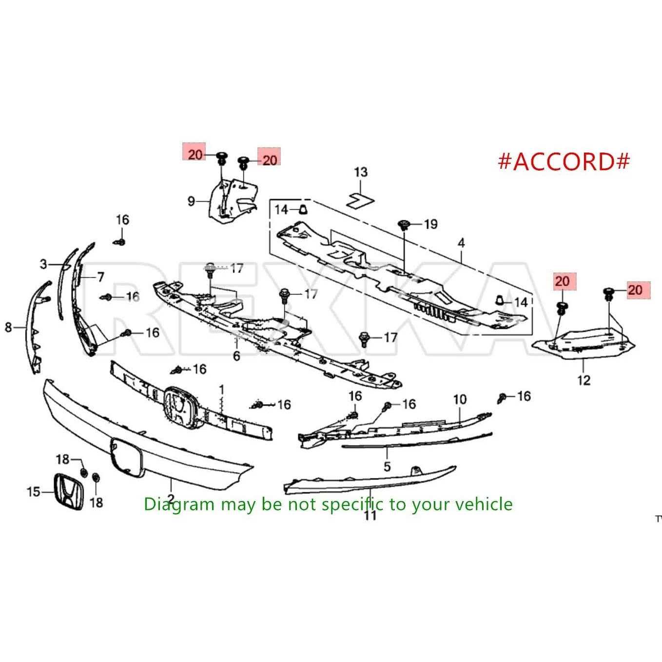 Rexka Push-Type Retainer 91505-TM8-003 Acura Honda - Image 3