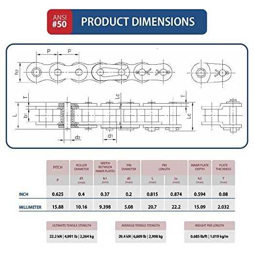 Roller Chain x + Free Links – Pgn - Image 3