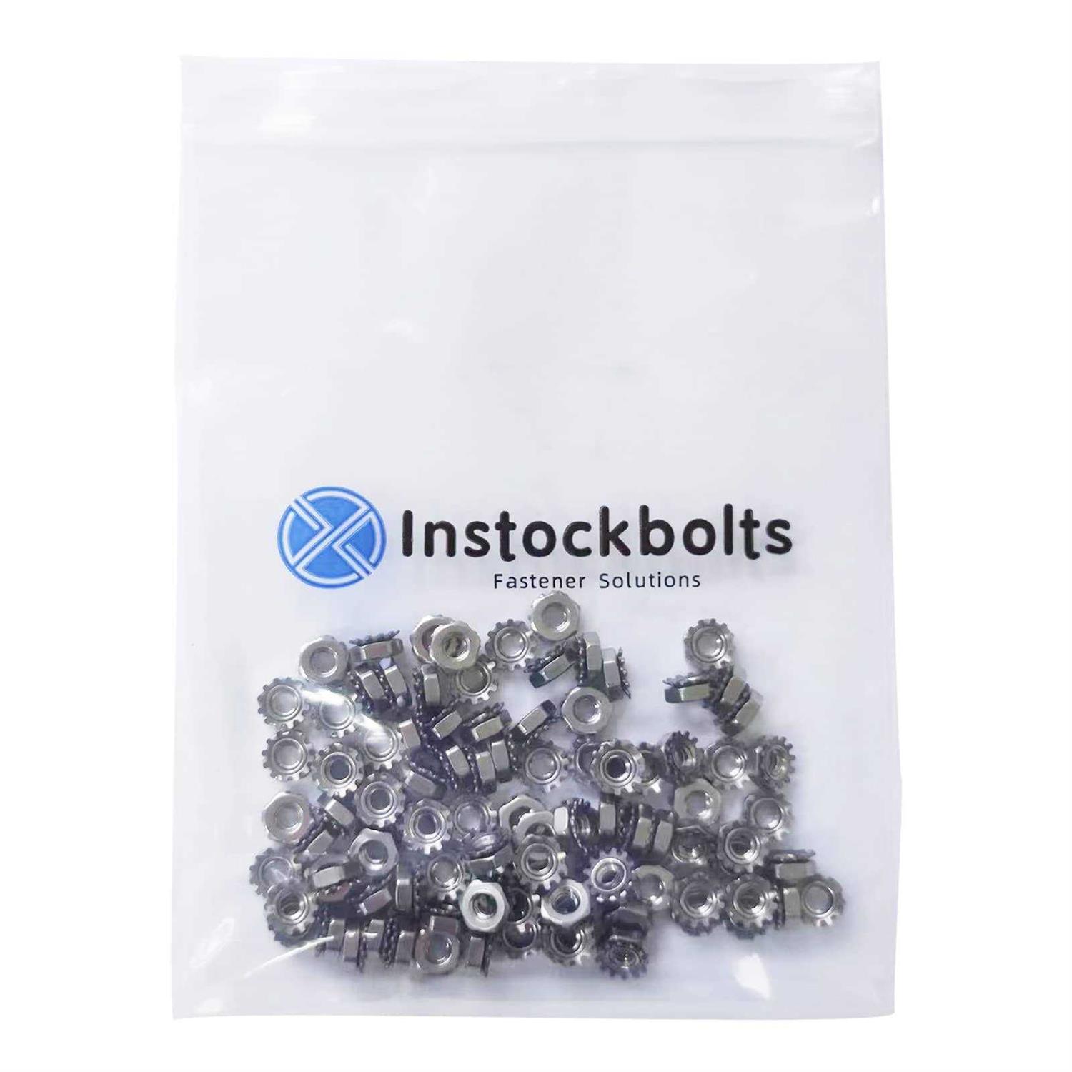 Keps Nuts with External Tooth Washer K-Lock Keps Nuts 304 Stainless Steel Kep Lock Nut - Image 3