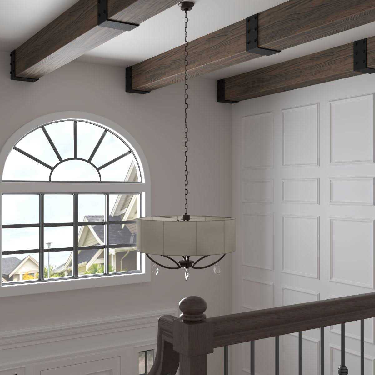 Ekena Millwork BMSTRP06X08H 6W x 8H Hammered Beam Strap for use with Heritage Timber 5 1/2W x 7 1/2H Beam - Image 5