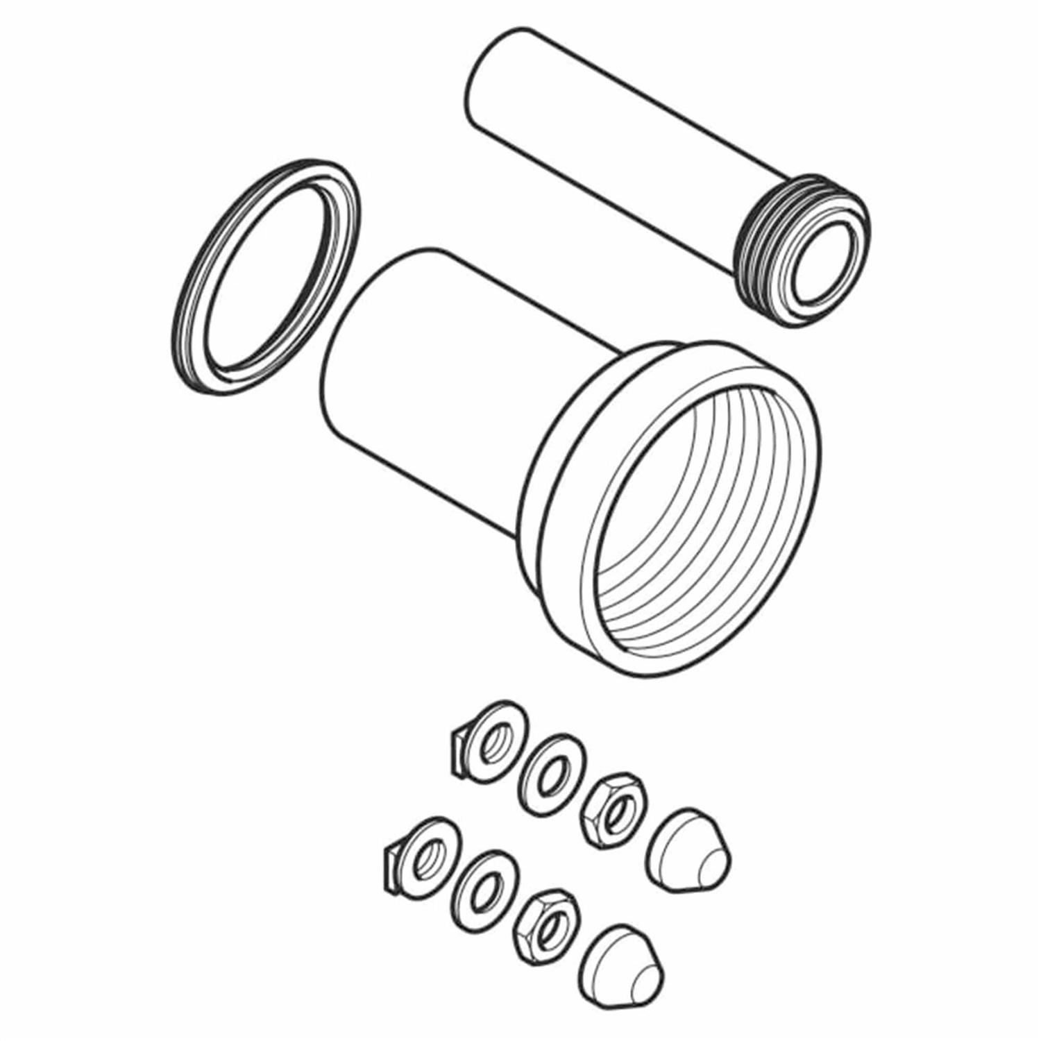Geberit 152.404.46.1 Connector Set with Mounting Hardware - Image 5