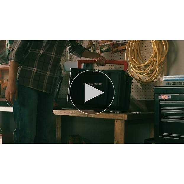 Craftsman Versastack 17 in. Tool Tote Black/Red - Image 4