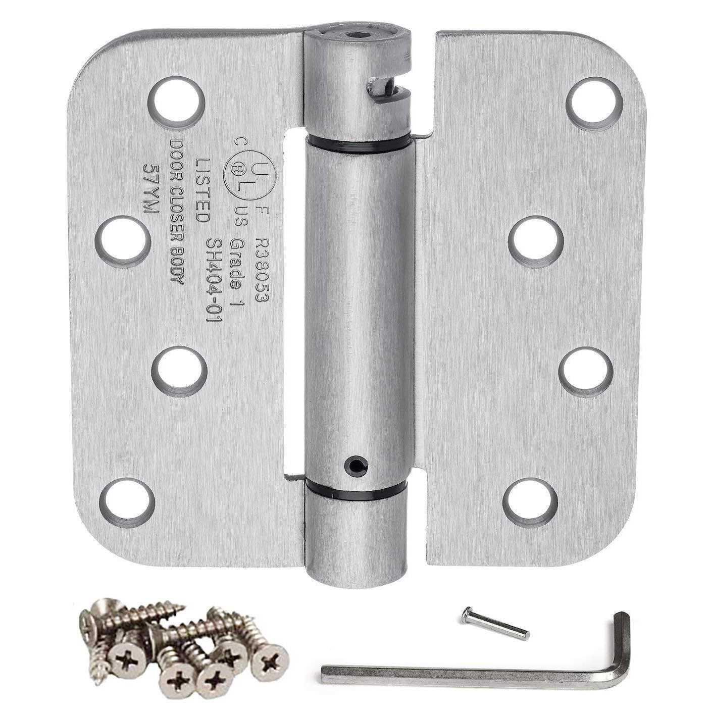 Dynasty Hardware 4 x 4 Spring Hinge with 5/8 Radius Corners - Image 3