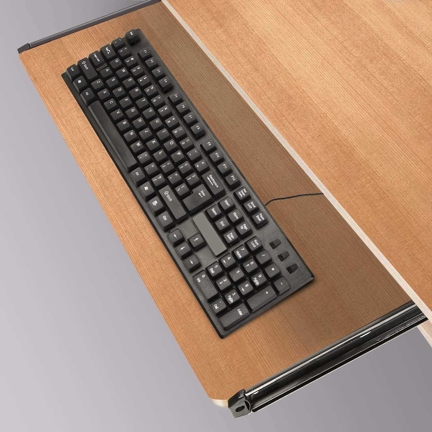 kinjoek 14 Inch Keyboard Slide Heavy Duty Ball Bearing Slides - Image 3