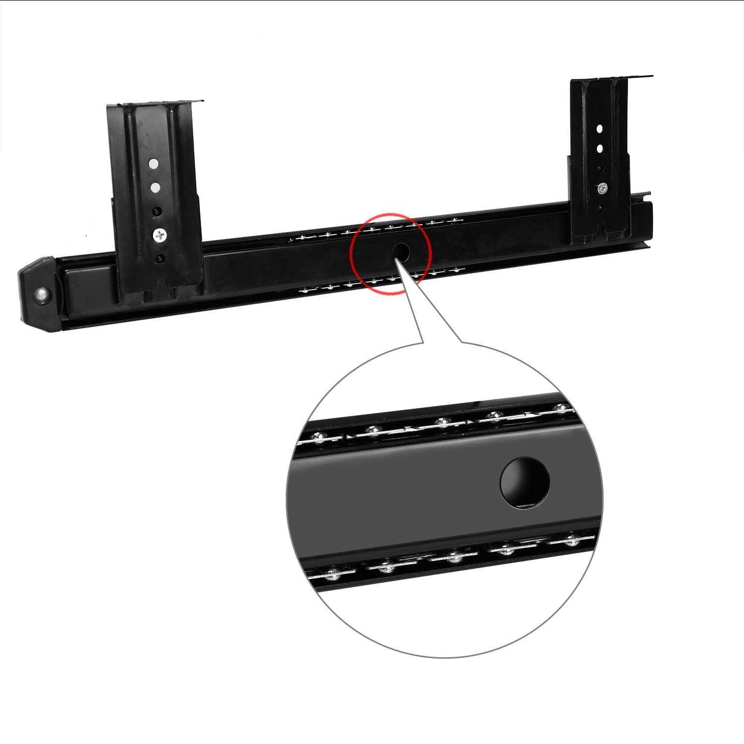 kinjoek 14 Inch Keyboard Slide Heavy Duty Ball Bearing Slides - Image 5