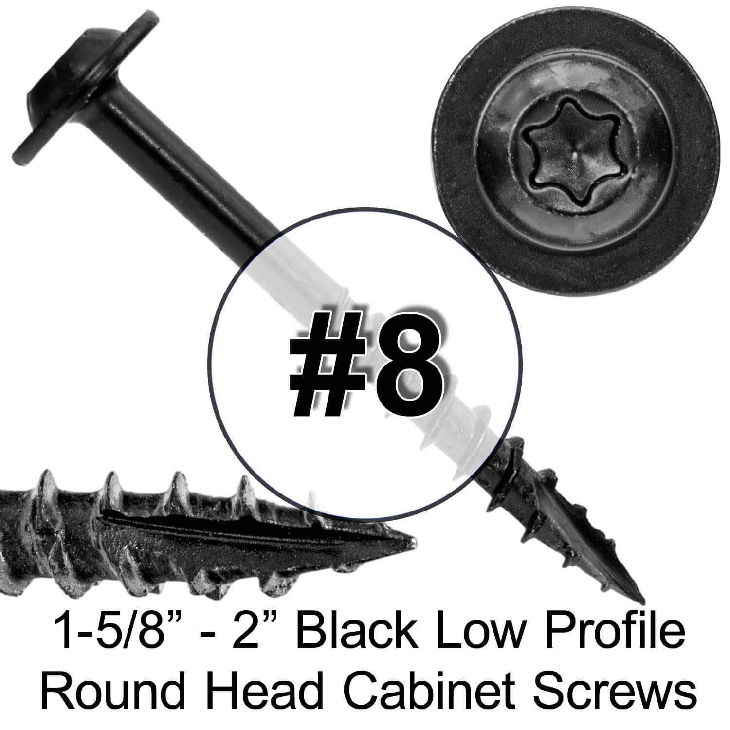 jake sales #10 x 2-12 Round Washer Head Truss Head Screw. Torxstar Drive Head Wood Screws. Multipurpose Cabinet - Image 5
