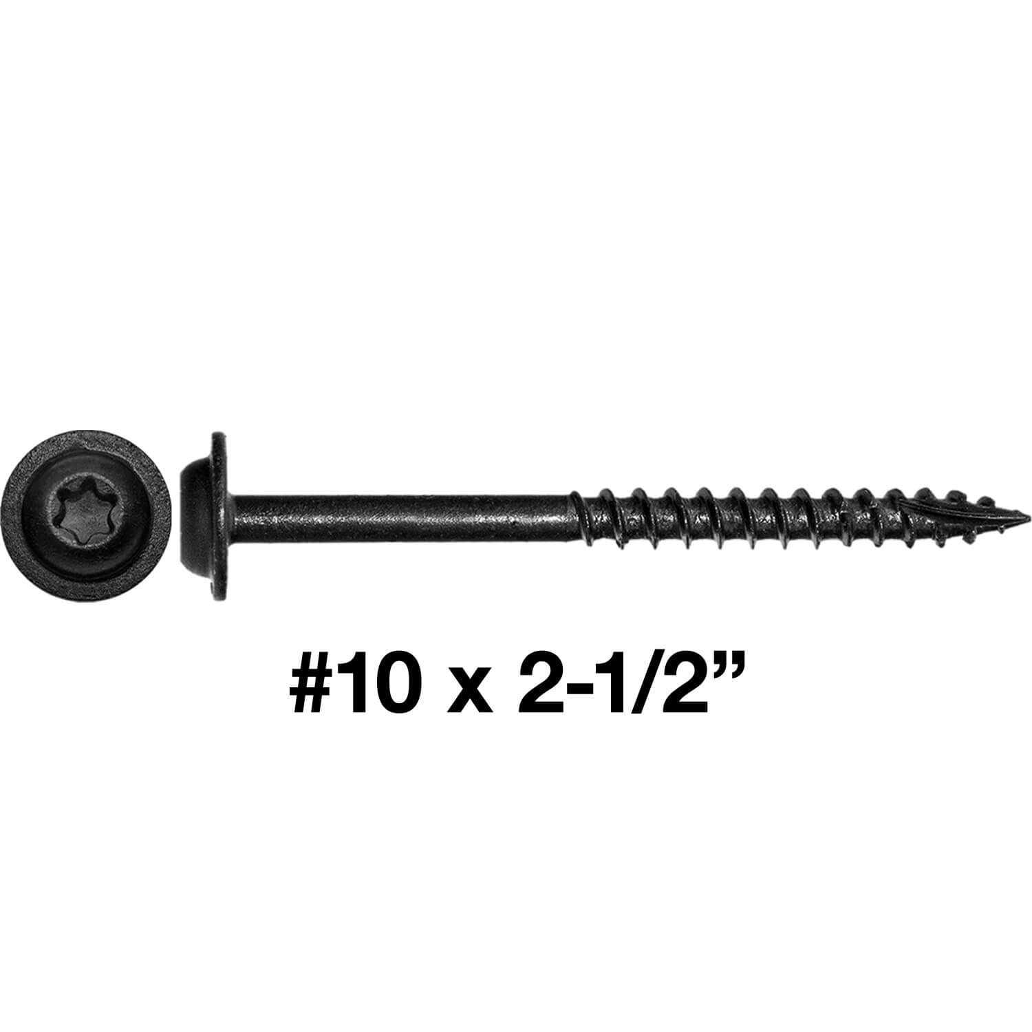 jake sales #10 x 2-12 Round Washer Head Truss Head Screw. Torxstar Drive Head Wood Screws. Multipurpose Cabinet