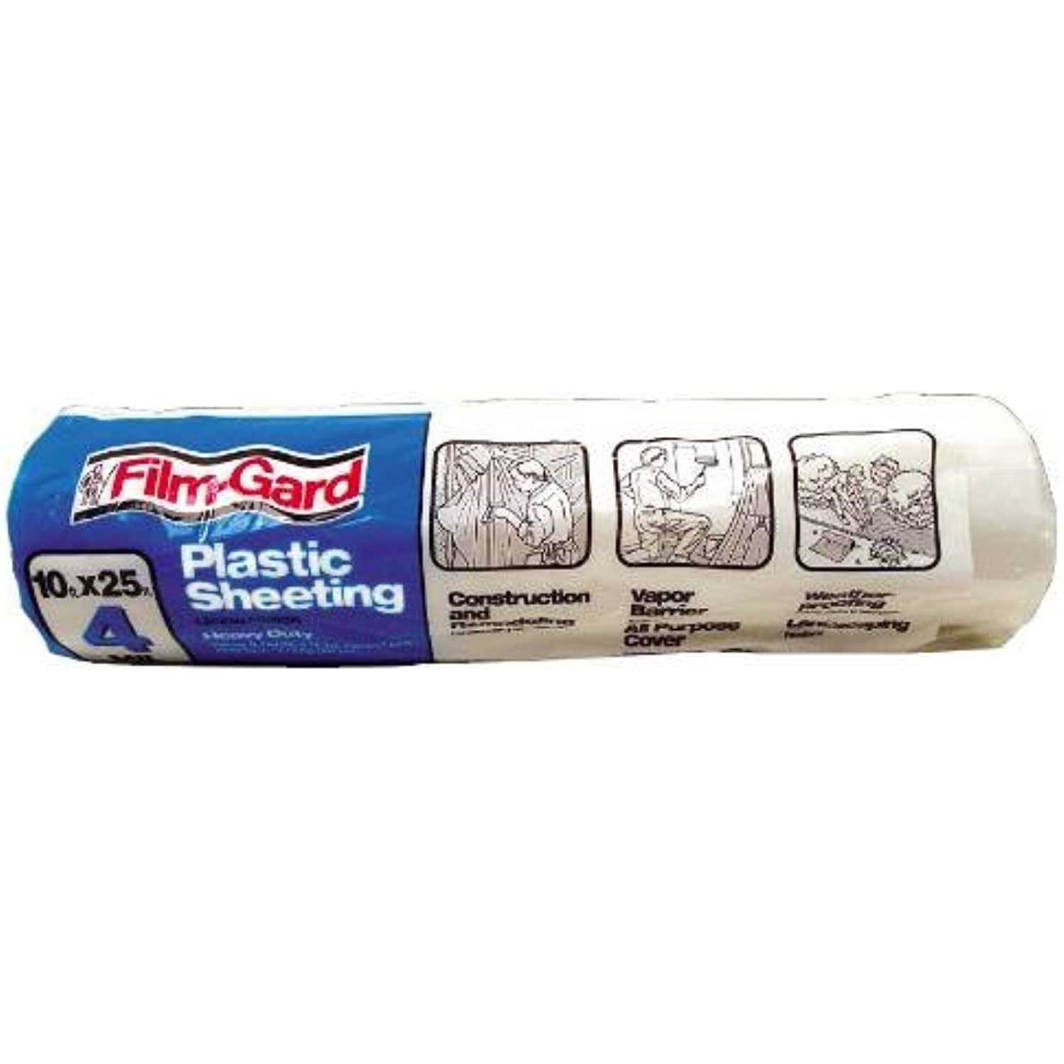 Frost King 10 ft. W X 25 ft. L 4 mil Plastic Sheeting - Image 4