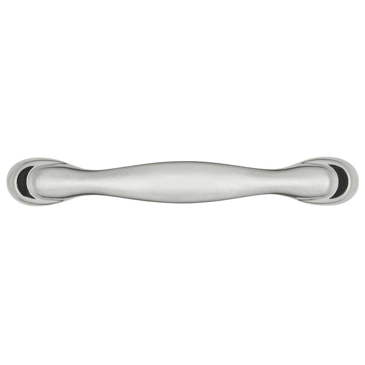 Hickory Hardware P744-SNW 3 Satin Nickel/White Tranquility Cabinet Pull - Image 4