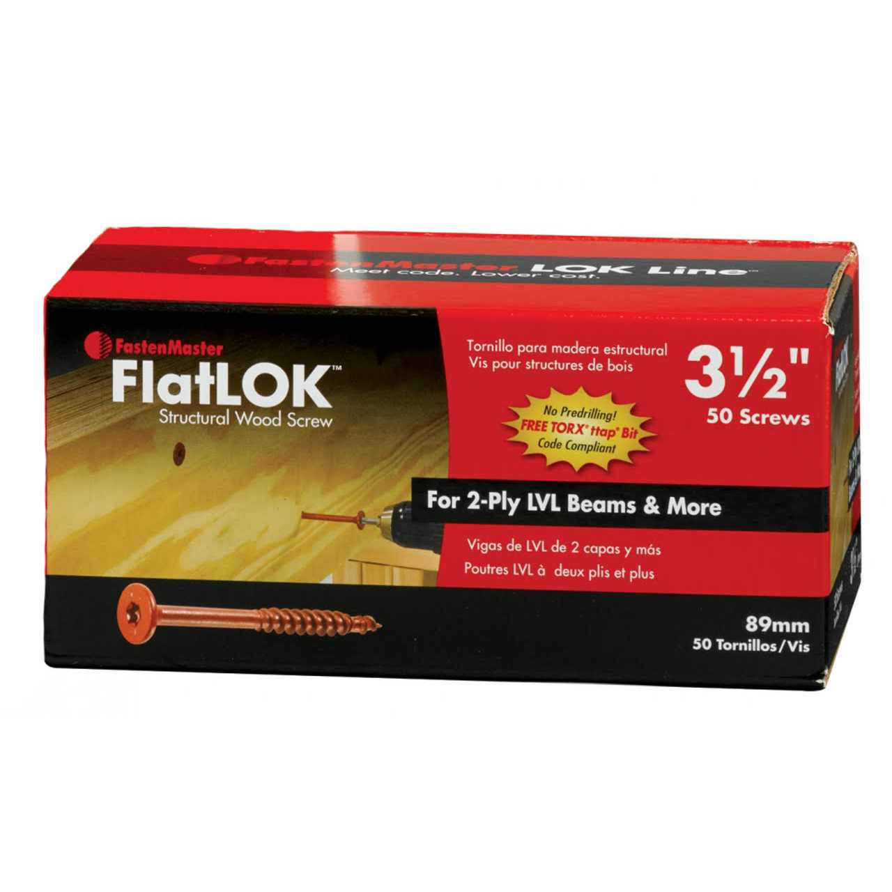 FastenMaster FlatLok Structural Wood Screw - Image 3