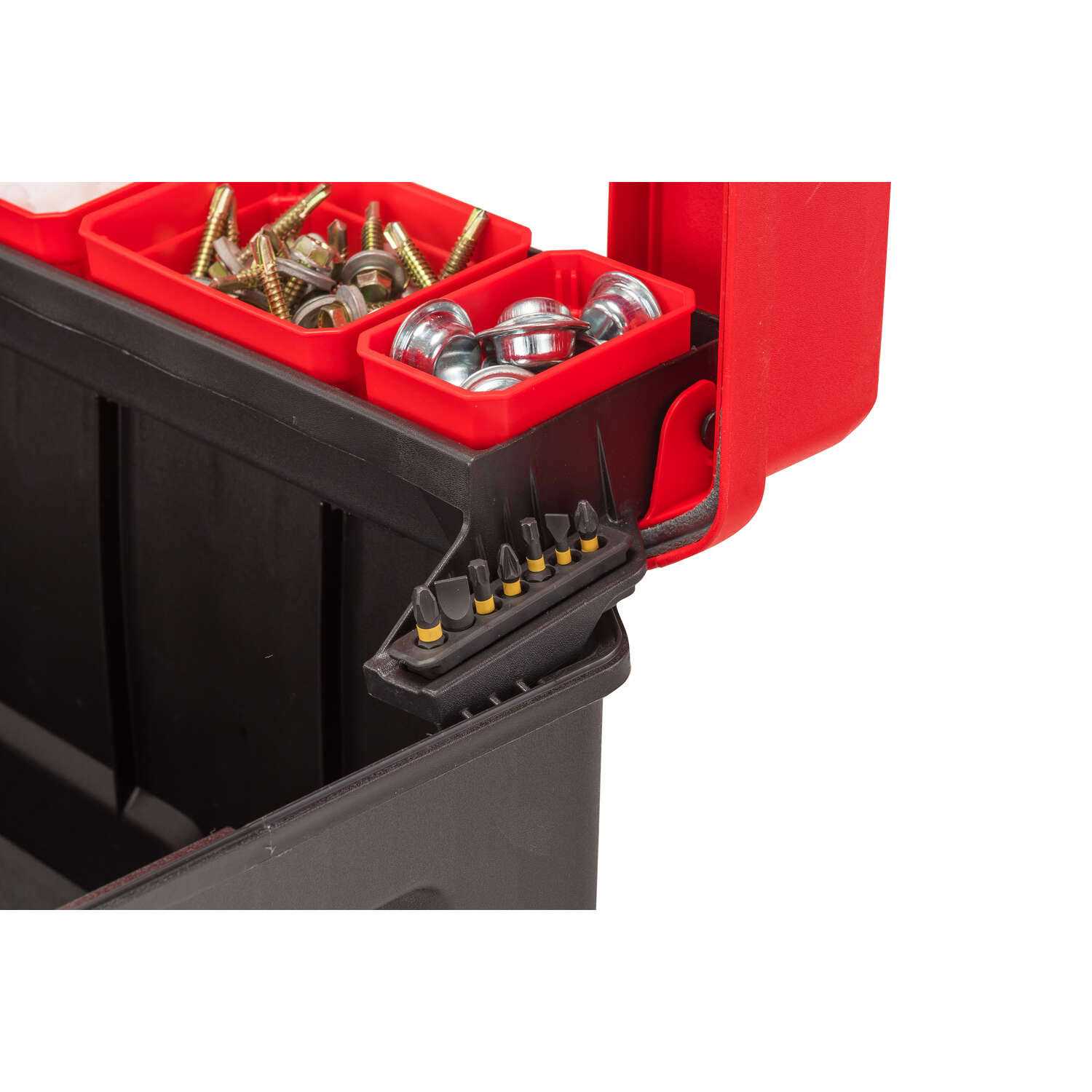 Craftsman Pro 26-in Red Plastic Lockable Tool Box - Image 3