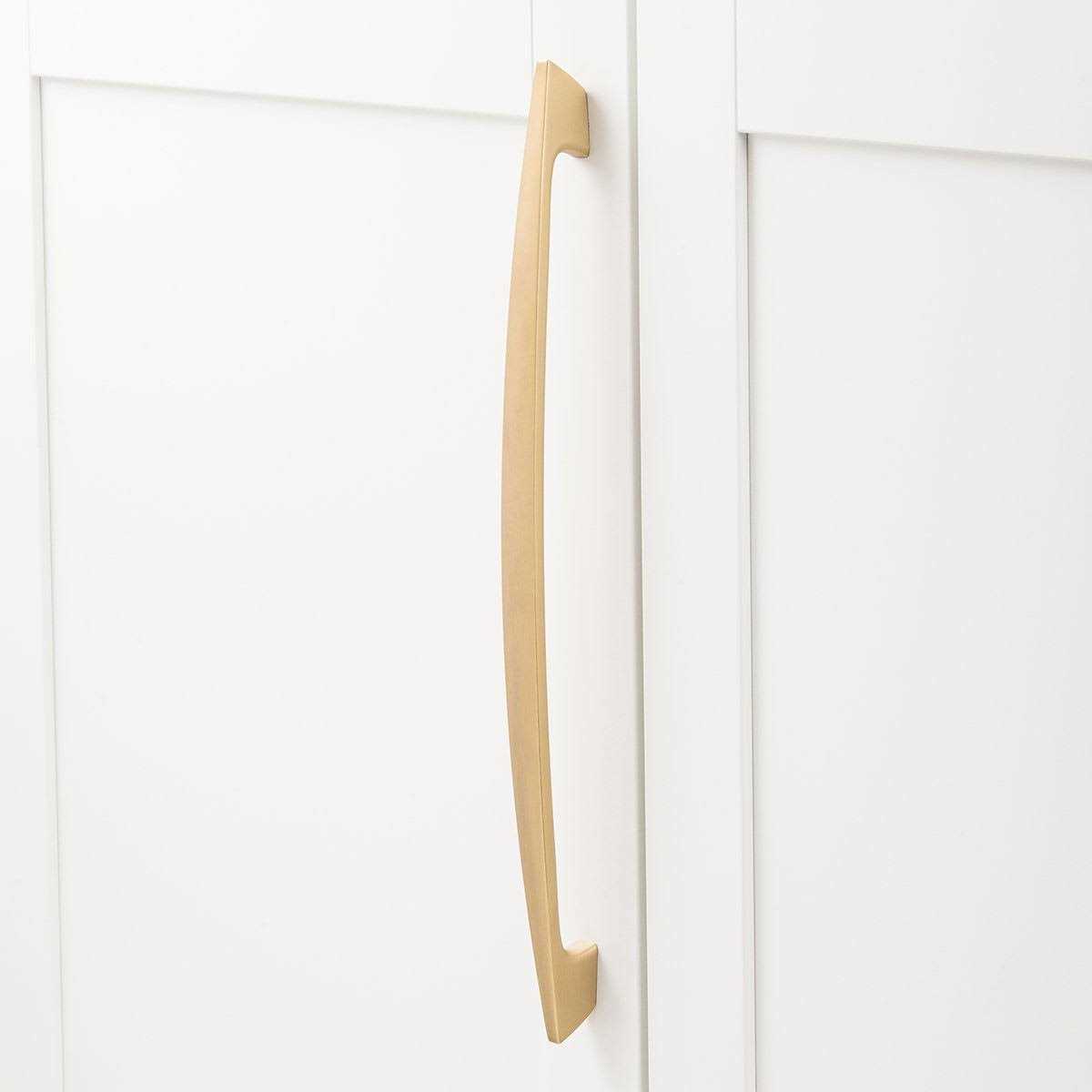 Hickory Hardware HH074855-FUB Velocity Center to Center Appliance Pull Flat Ultra Brass - Image 5