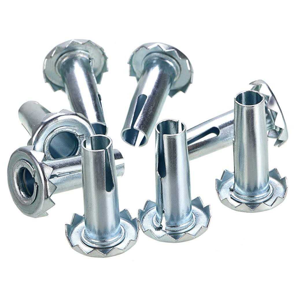 Skelang 12 Pcs Caster Sockets Metal Caster Stem Sleeve,Wheel Socket Furniture Insert for Stem Caster - Image 5