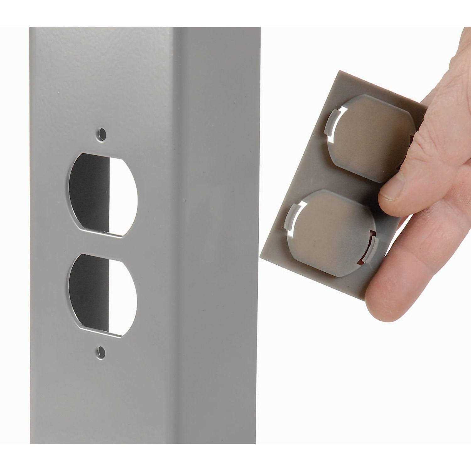 Global Industrial Global Industrial Adjustable Height Workbench C Channel Leg Maple Square Edge Gray - Image 4