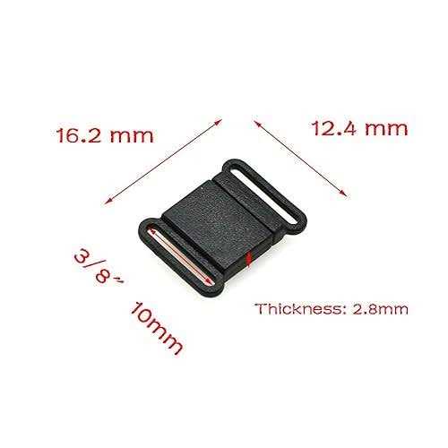 20pcs/Pack Plastic Safty Breakaway Belt Buckles Bra Accessories Pet Collar Webbing 10mm 15mm 20mm 25mm - Image 5