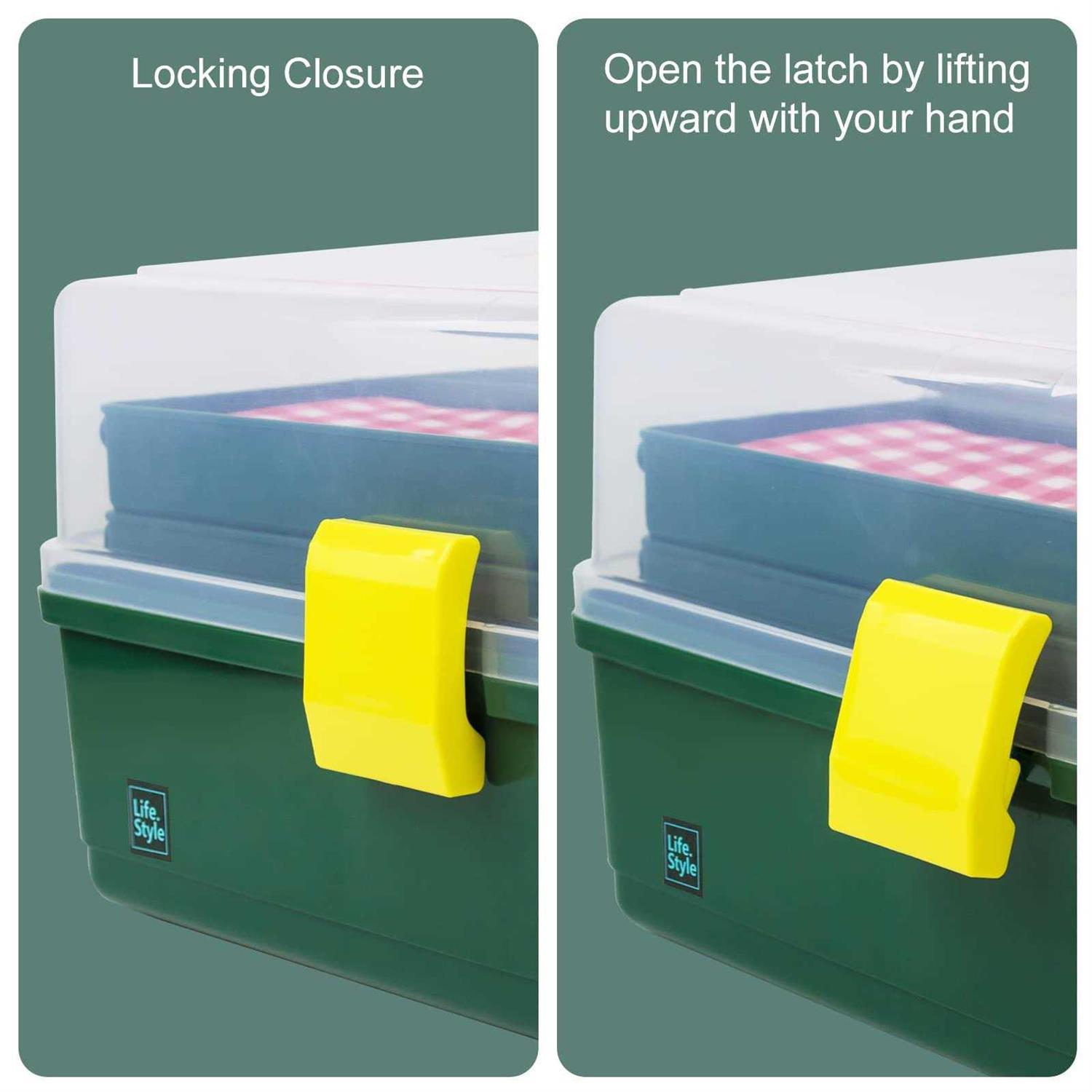 Creahaus Craft Storage Box with 3 - Image 5