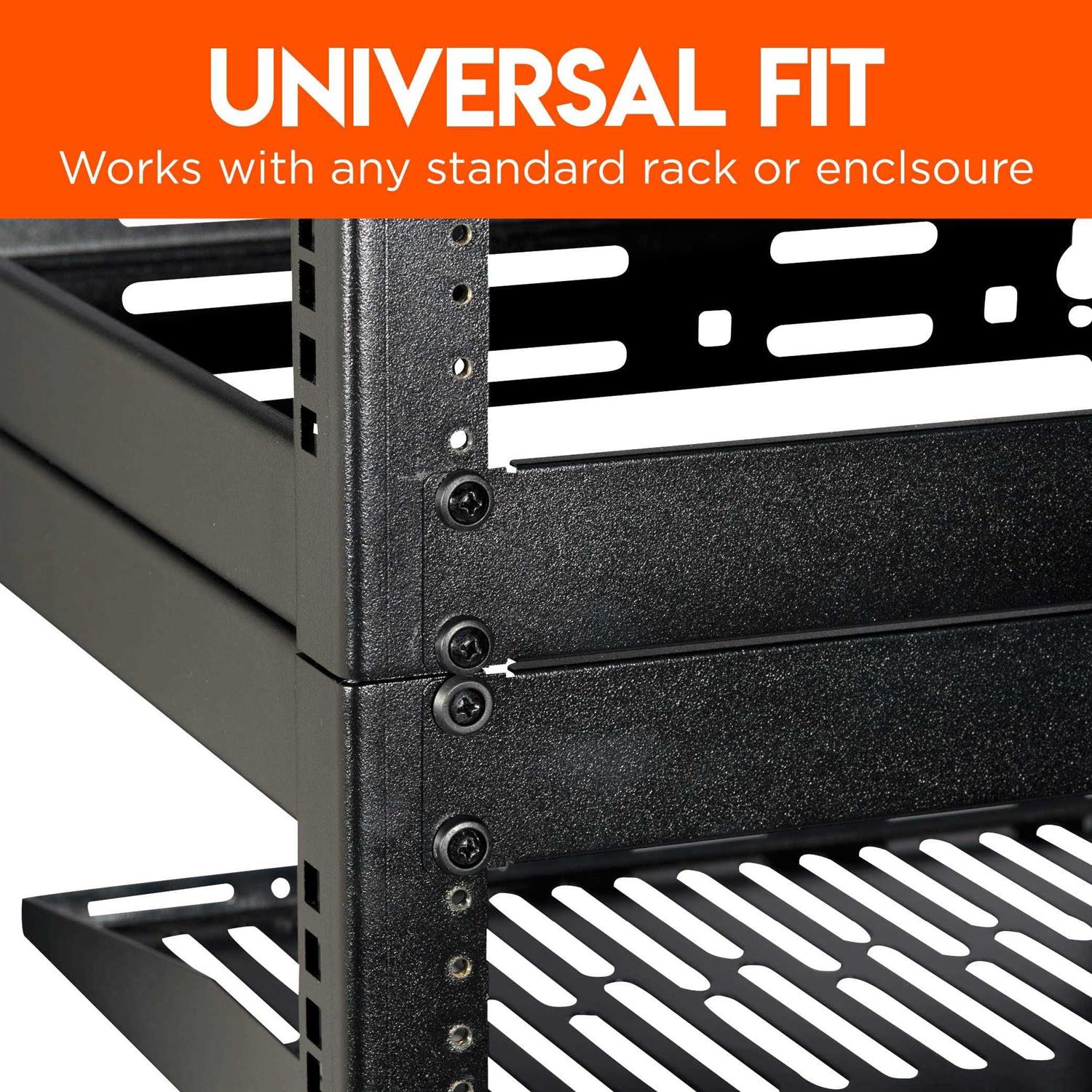 ECHOGEAR Rack Mount Screws 50 Pack 10/32 Steel Screws with Attached Nylon Washers & Pilot Point Heads - Image 4