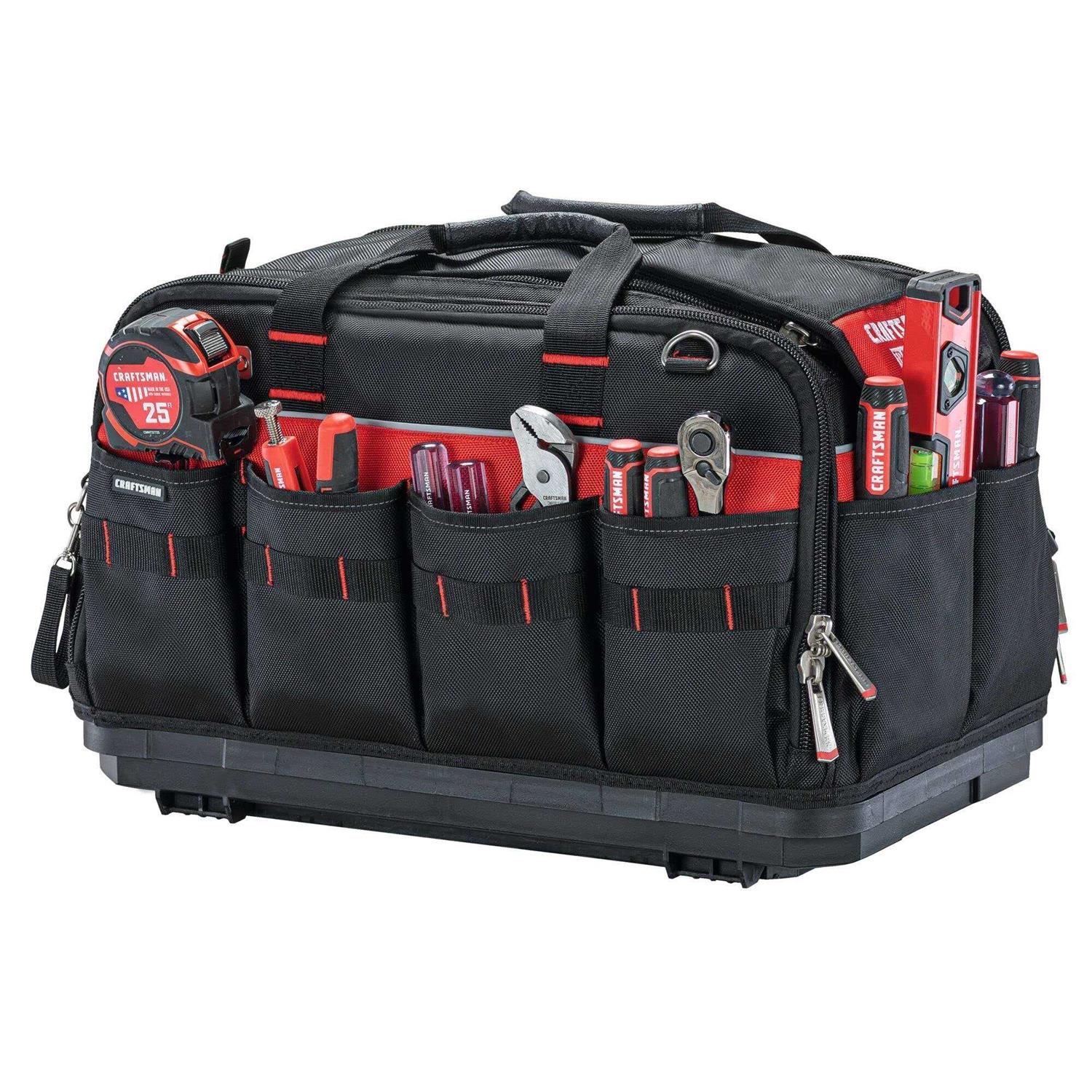 Craftsman Tradestack Tool Bag, 22.5, Durable Polyester, Black And Red CMST21450 - Image 4