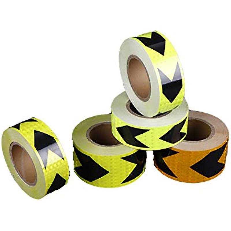 Aisey Reflective Tape Outdoor Waterproof Conspicuity Tape Visibility Hazard Caution Adhesive Tape Safety Signs 2 inch by 30 Feet - Image 4