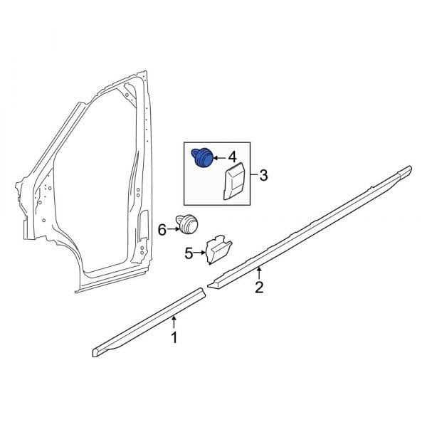 Rexka 40pcs Wheel Opening Molding Clip Retainer Compatible with Ford W716507-S300 Expedition EcoSport Transit 150 250 350 W716507S300 - Image 5