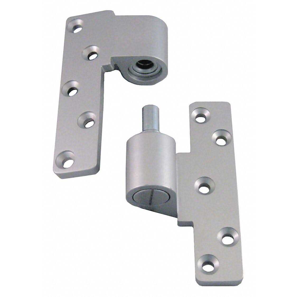 Kaba Ilco Pivot Hinge,Right Hand,Clear Aluminum IP-10-RH-AL