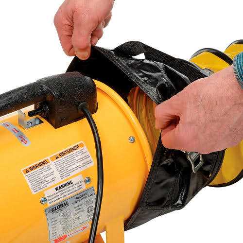 Global Industrial Flame Retardant Flexible Duct Diameter Fan - Image 3