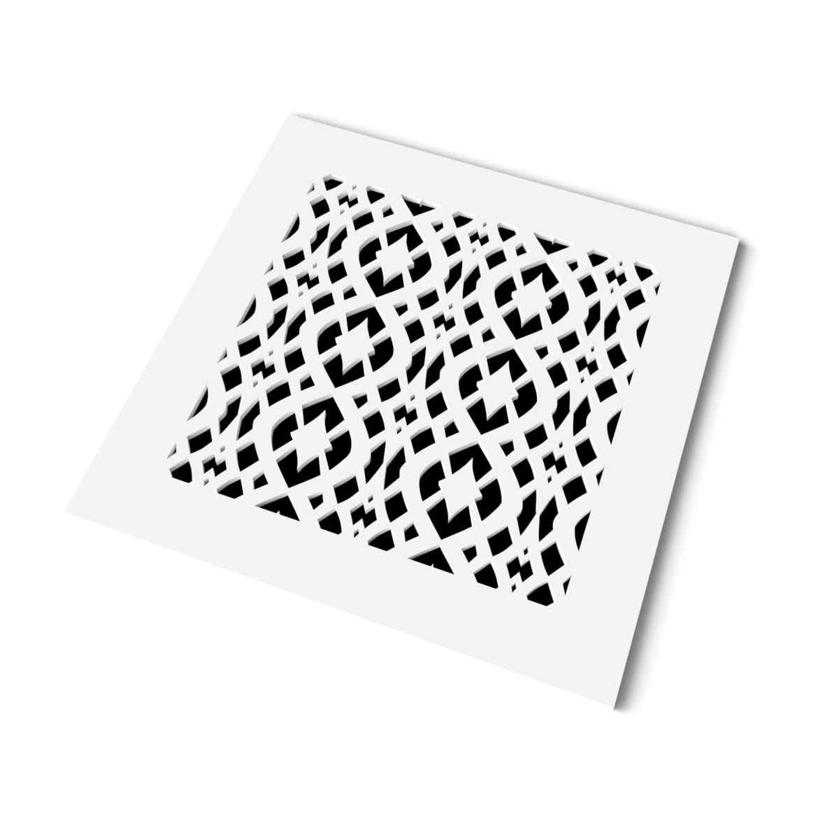 SABA Home Decor Saba Air Vent Cover Grille Acrylic Fiberglass Duct Opening White Finish Decorative Register Covers for Walls and - Image 3