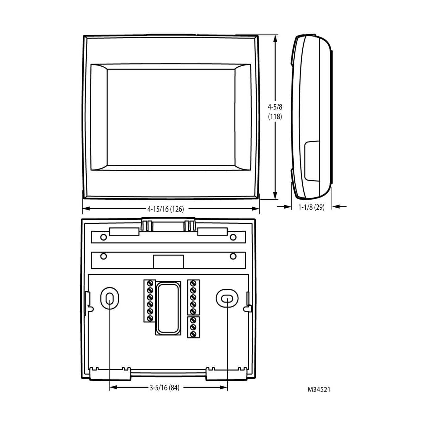 Honeywell TH8110R1008 VisionPRO 8000 Thermostat - Image 3