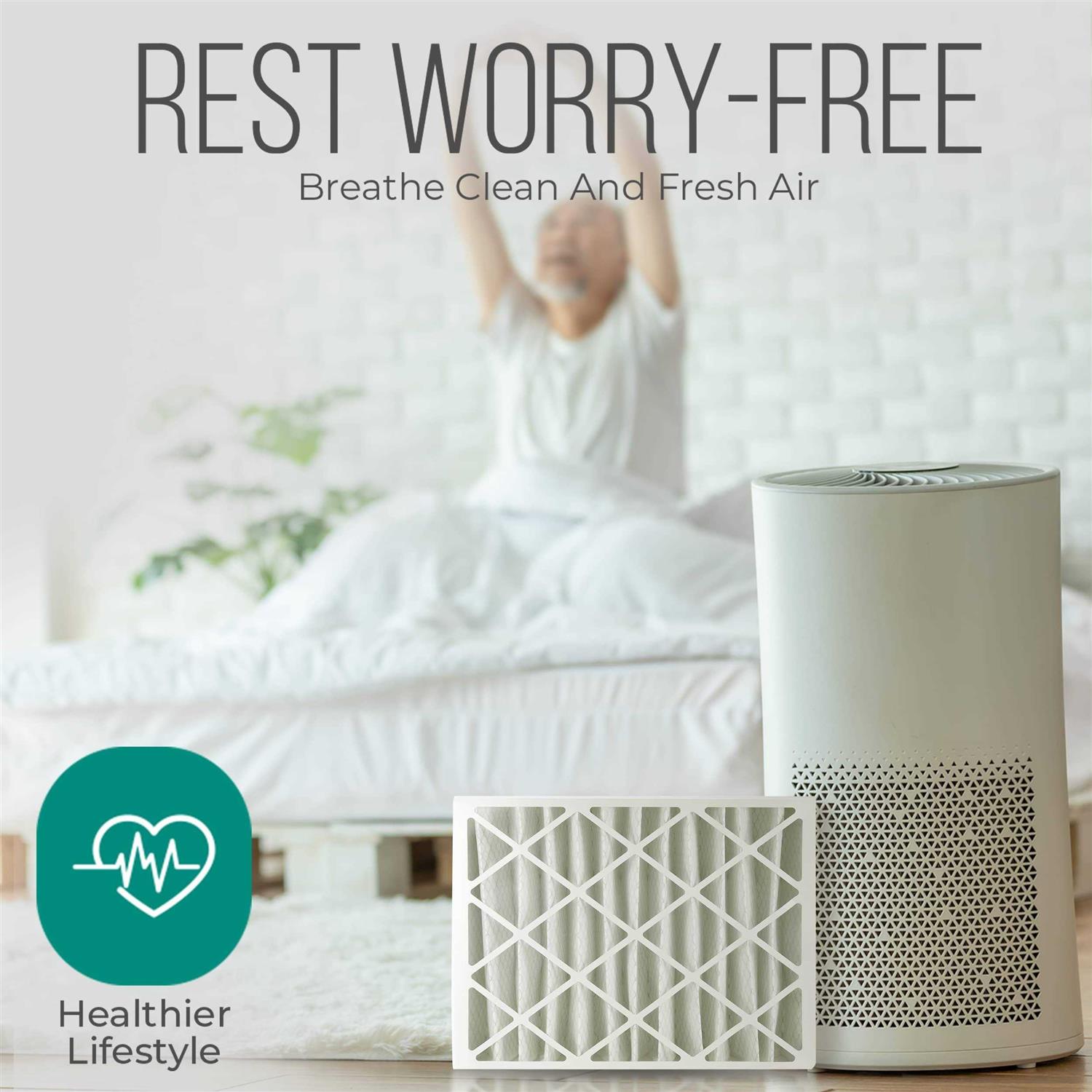 Homequip Honeywell 16x25x4 Furnace Filters Fc100a1029 Filter Replacement - Image 5