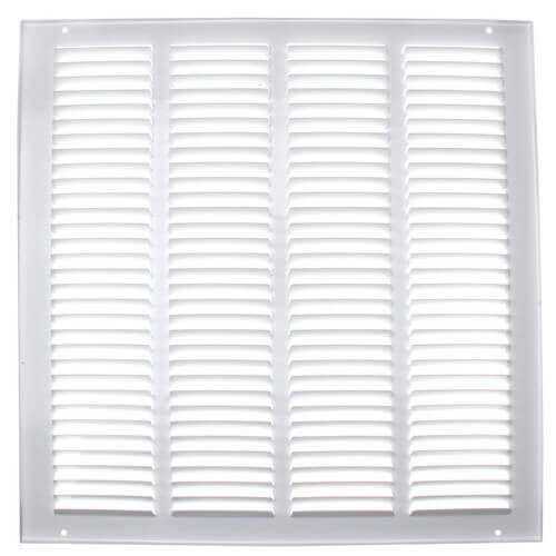 Hart & Cooley 43333A 14 x 24 White Sidewall/Ceiling Return Air Grille - Image 4