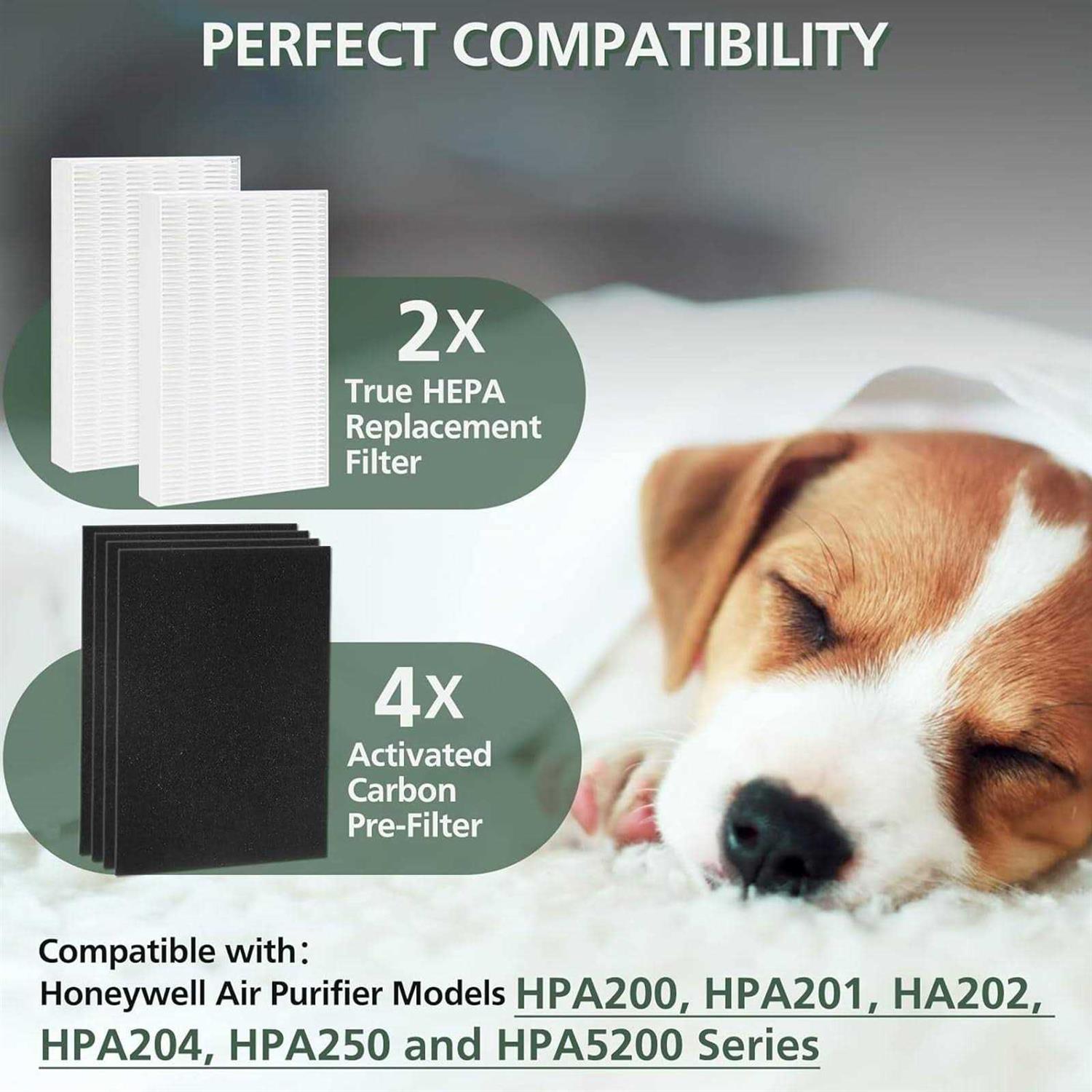 isinlive 2 True HEPA Filter Replacement Compatible with Honeywell HPA200 Series - Image 4