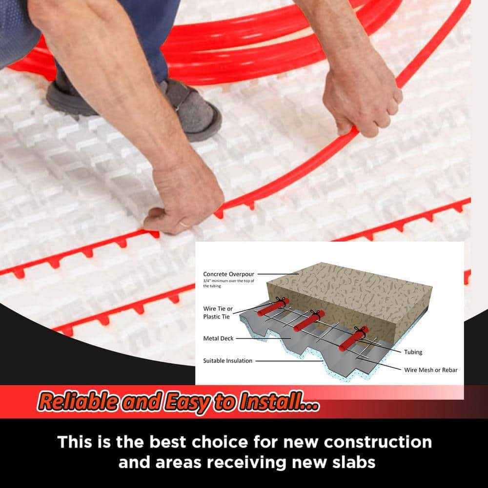 The Plumber&s Choice PEX Tubing Oxygen Barrier Radiant HEATING Pipe in Red - Image 4