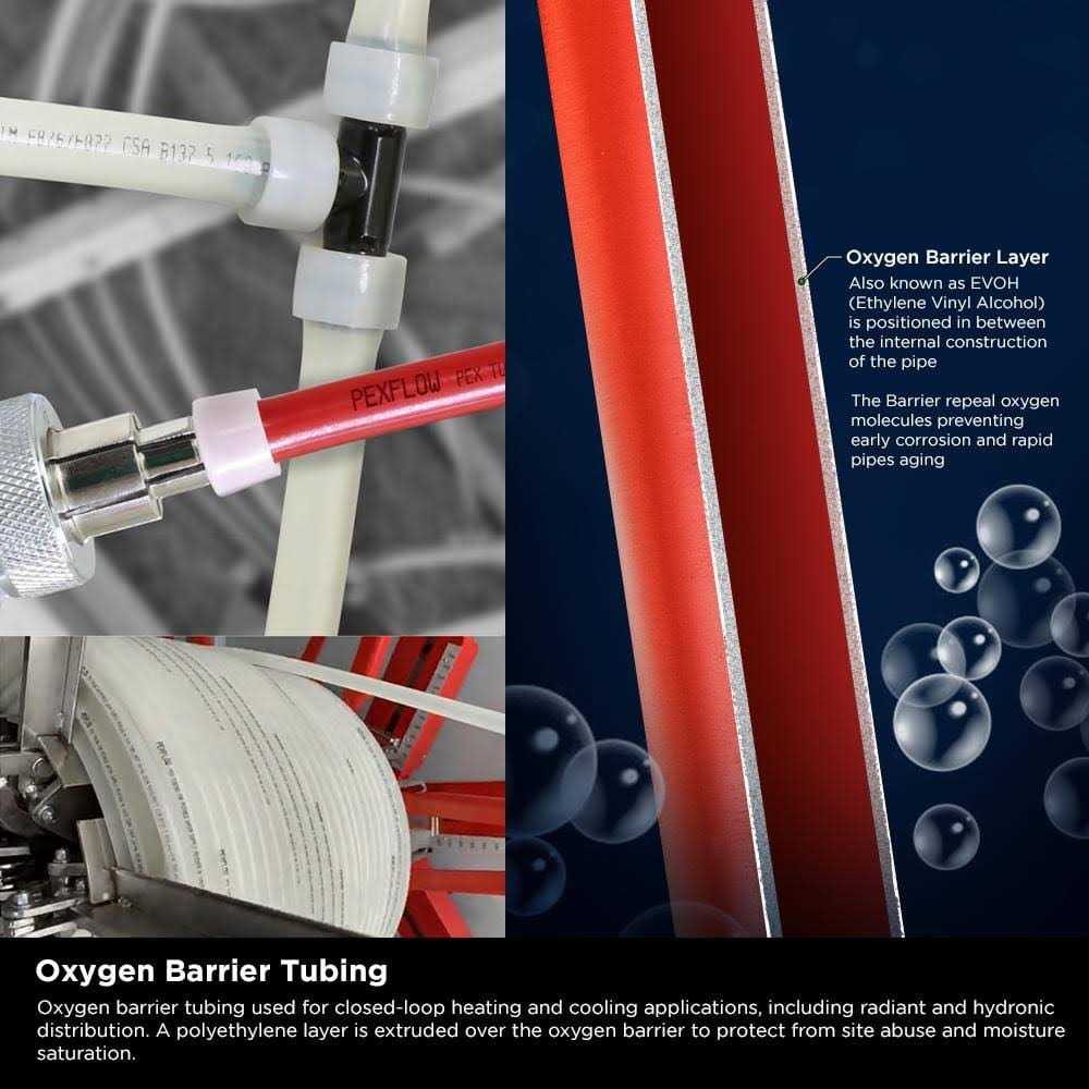 The Plumber&s Choice PEX Tubing Oxygen Barrier Radiant HEATING Pipe in Red - Image 5