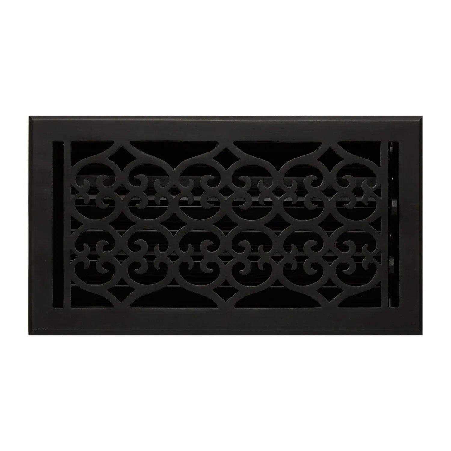 Signature Hardware Old Victorian Brass Floor Register - Image 3