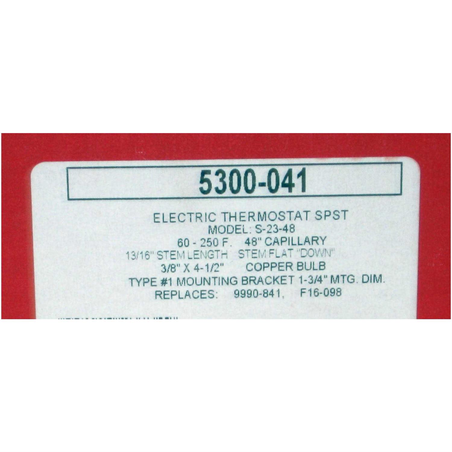 Robertshaw 5300-041 Thermostat - Image 5