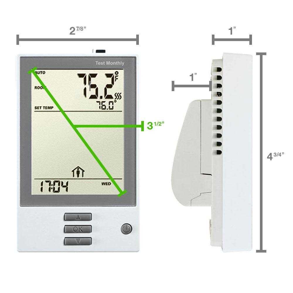 MP Global QuietWarmth 7-Day Programmable Thermostat - Image 5