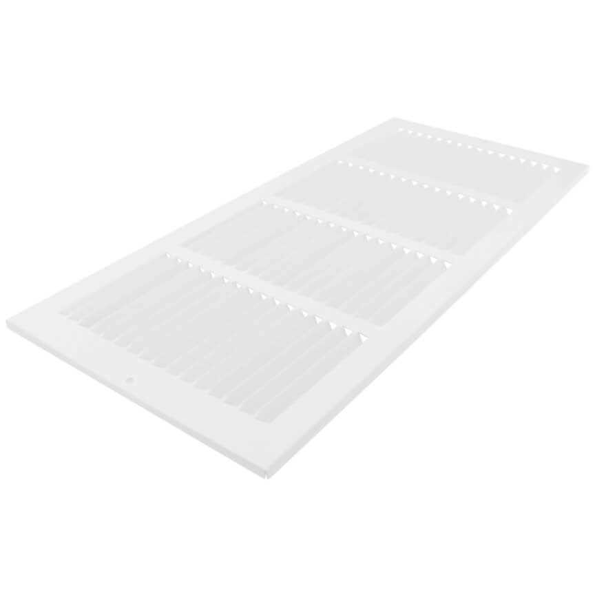 Hart & Cooley 672 30x12 W 30 x 12 White Sidewall/Ceiling Return Air Grille - Image 5