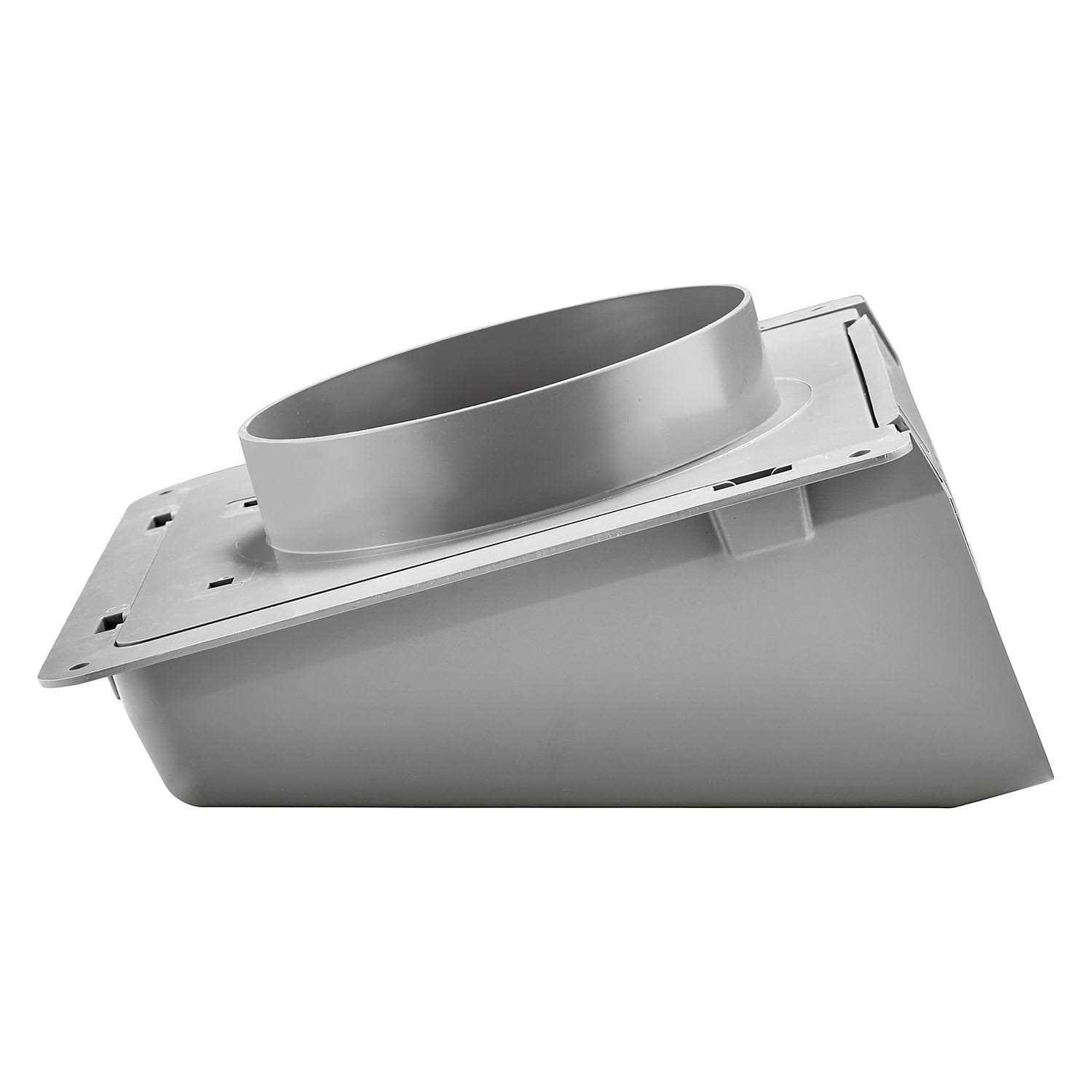 Lambro 389G 8 in. Gray Plastic Wall Cap - Image 3