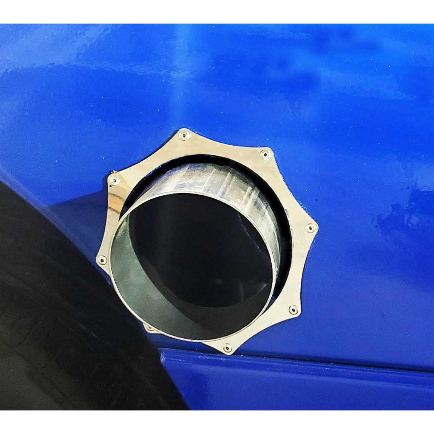 Jegs 31952 Exhaust Pipe Fender Exit Bezel for 4 in. Collectors - Image 5