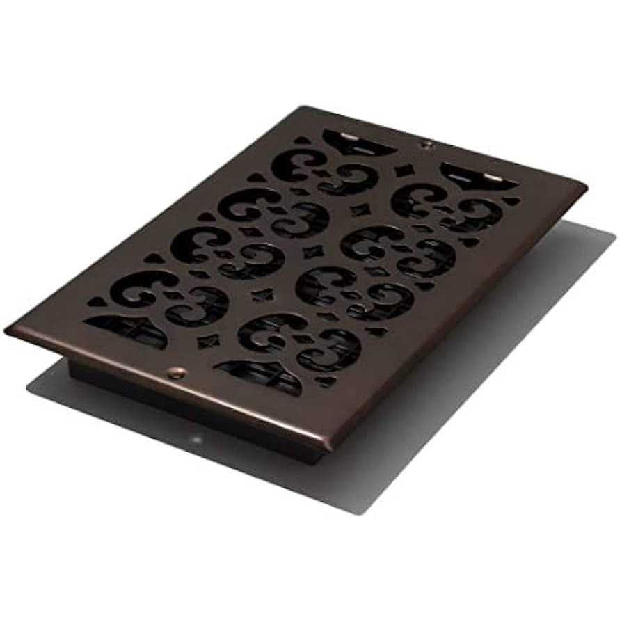 Decor Grates Scroll Steel Plated Wall Register - Image 4