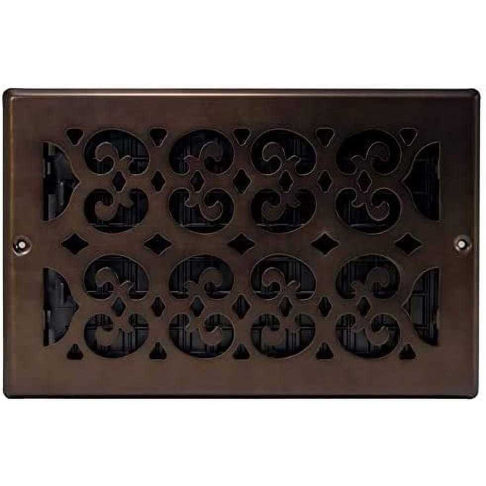 Decor Grates Scroll Steel Plated Wall Register - Image 5