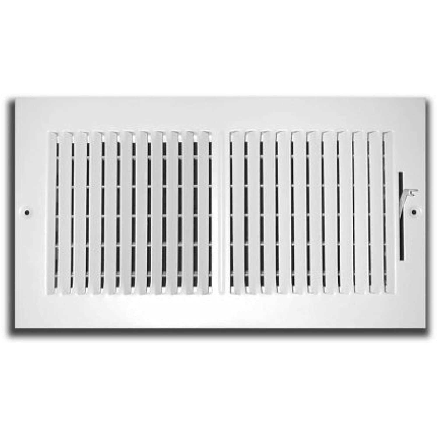 Tru Aire H X 10 in. W 2-Way Powder Coat White Steel Wall/Ceiling Register - Image 3