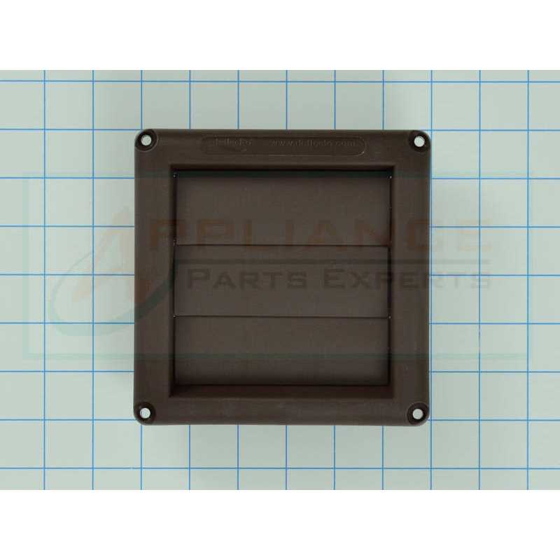 Deflecto Dryer Vent Hood Brown - Image 3