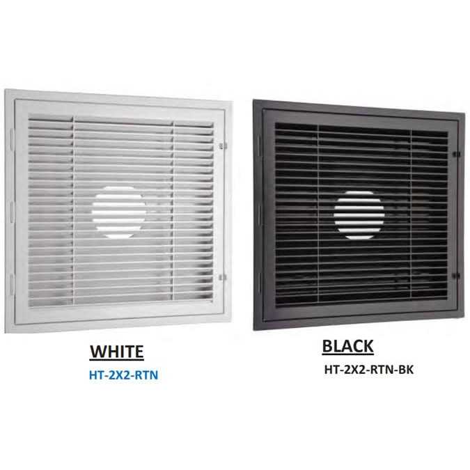 Havaco Technologies HT-2X2-RTN-BK Quick Connect 2 X 2 ft. Black Plastic Louvered Return - Image 4