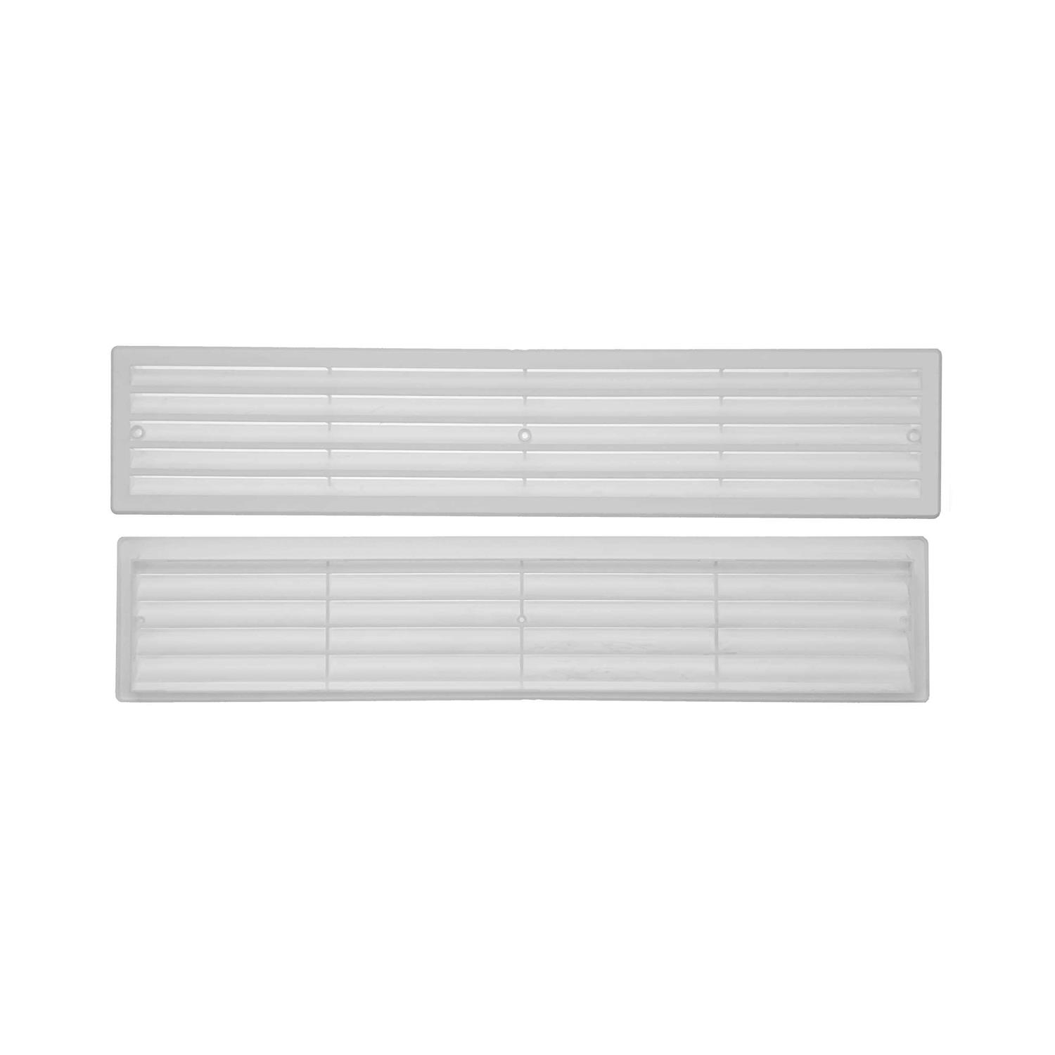 HVAC OV 17.7 x 3.6 Inch Door Air Vent Grille Two Sided Ventilation Cover - Image 5